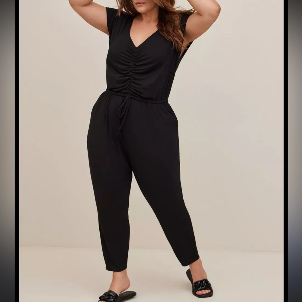 Torrid Black Jumpsuit Sleek Streamlined Design